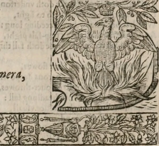 An illustration from The faerie qveen : The shepheards calendar : together with the other works of England's arch-poët, 1611, leaf 258