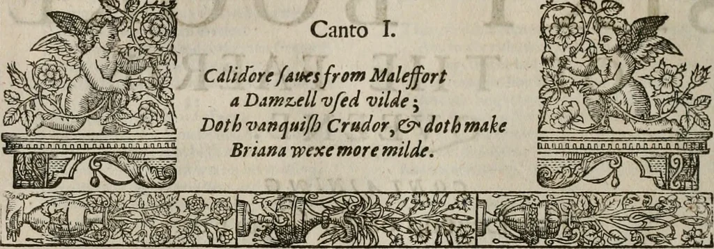 An illustration from The faerie qveen : The shepheards calendar : together with the other works of England's arch-poët, 1611, leaf 309