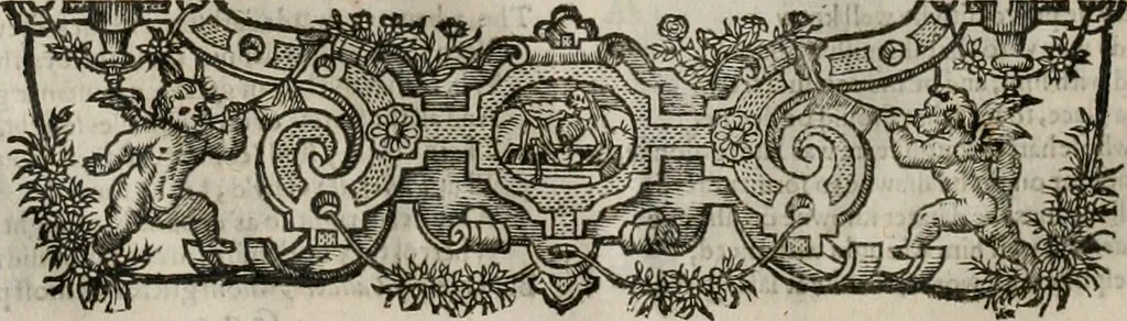 An illustration from The faerie qveen : The shepheards calendar : together with the other works of England's arch-poët, 1611, leaf 355