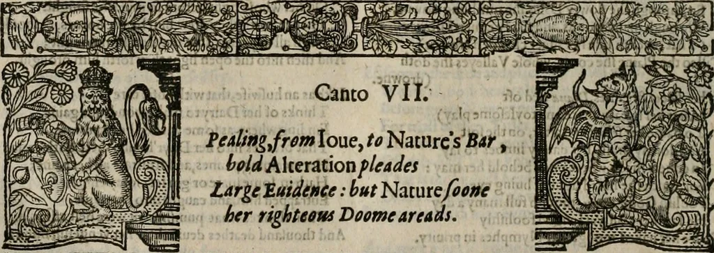 An illustration from The faerie qveen : The shepheards calendar : together with the other works of England's arch-poët, 1611, leaf 365