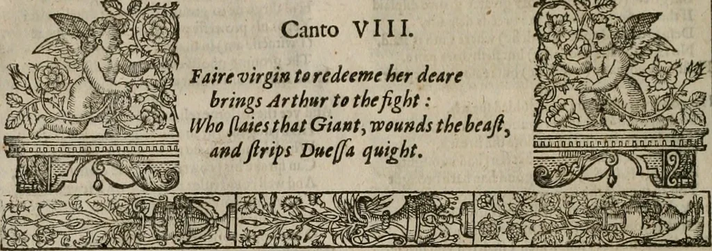 An illustration from The faerie qveen : The shepheards calendar : together with the other works of England's arch-poët, 1611, leaf 41