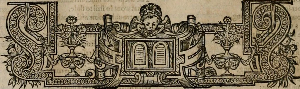 An illustration from The faerie qveen : The shepheards calendar : together with the other works of England's arch-poët, 1611, leaf 477