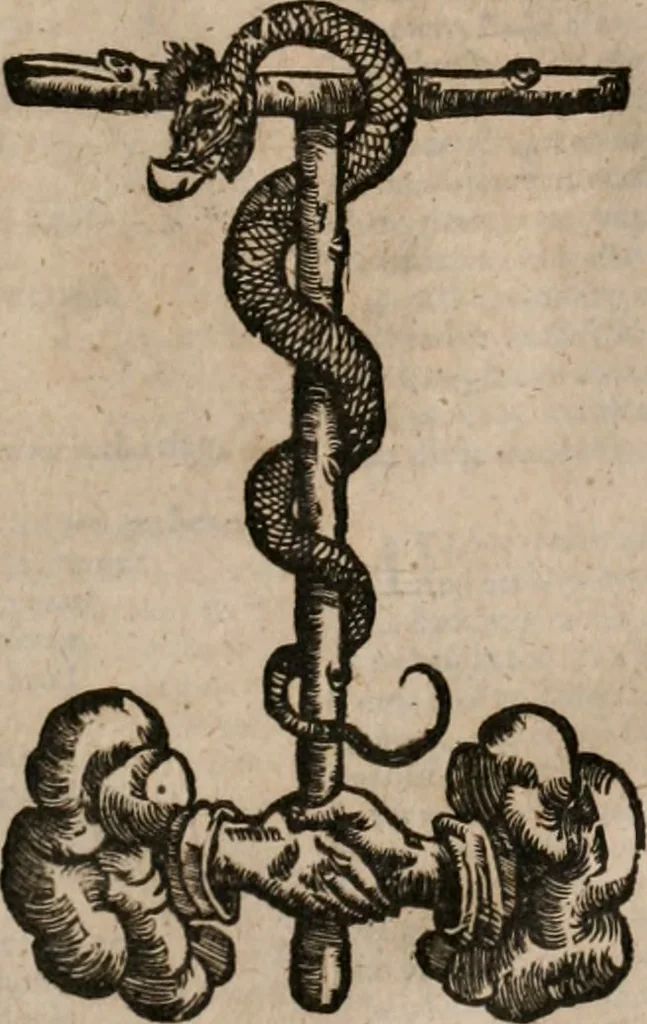 An illustration from The faerie qveen : The shepheards calendar : together with the other works of England's arch-poët, 1611, leaf 504