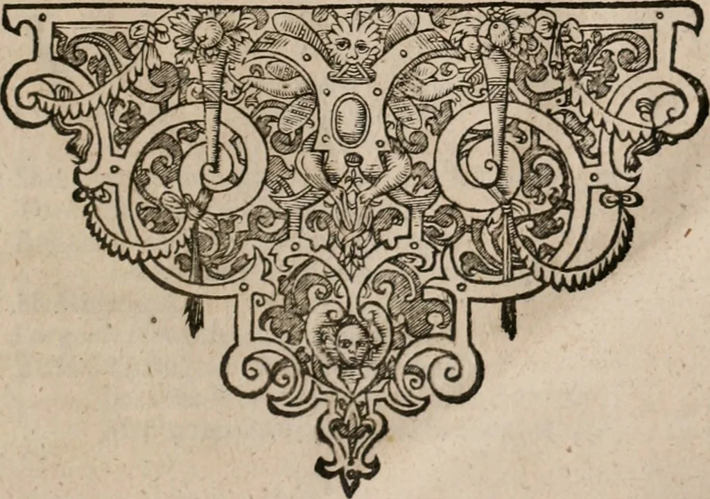 An illustration from The faerie qveen : The shepheards calendar : together with the other works of England's arch-poët, 1611, leaf 558