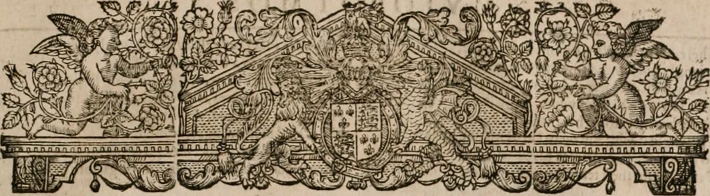 An illustration from The faerie qveen : The shepheards calendar : together with the other works of England's arch-poët, 1611, leaf 580