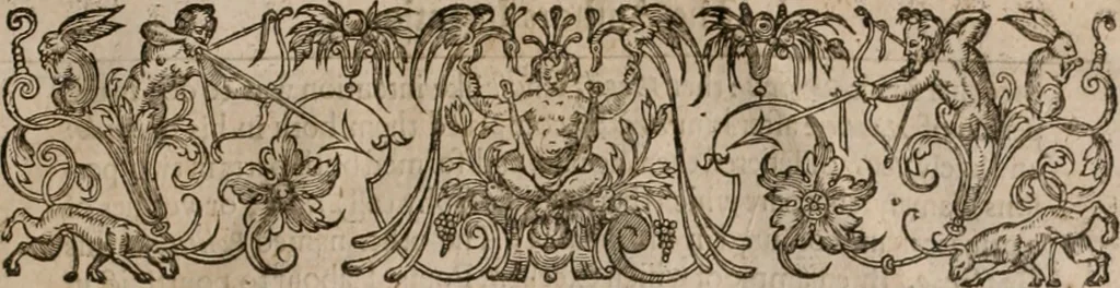 An illustration from The faerie qveen : The shepheards calendar : together with the other works of England's arch-poët, 1611, leaf 594