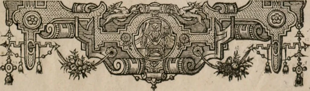 An illustration from The faerie qveen : The shepheards calendar : together with the other works of England's arch-poët, 1611, leaf 6