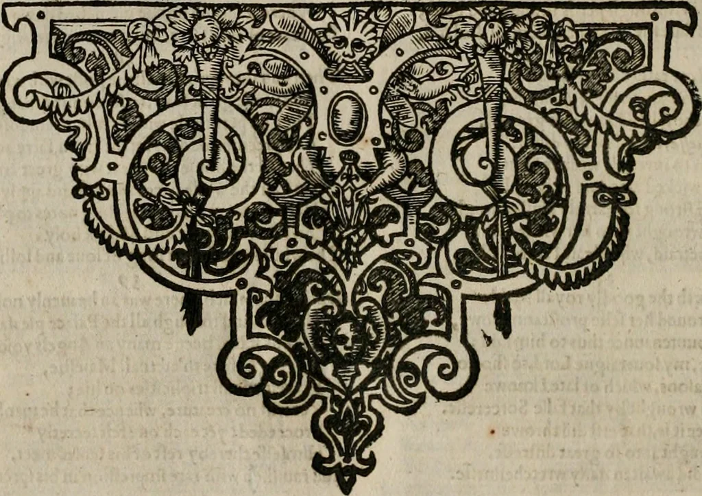 An illustration from The faerie qveen : The shepheards calendar : together with the other works of England's arch-poët, 1611, leaf 65