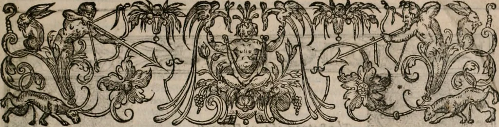 An illustration from The faerie qveen : The shepheards calendar : together with the other works of England's arch-poët, 1611, leaf 8