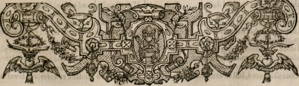 An illustration from The faerie qveen : The shepheards calendar : together with the other works of England's arch-poët, 1611, leaf 80