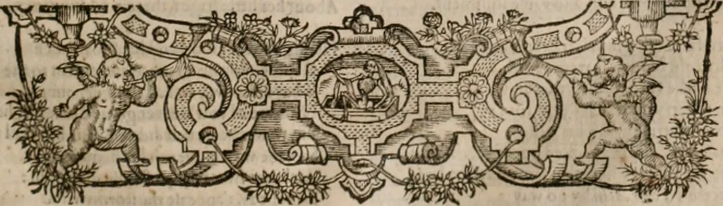 An illustration from The faerie qveen : The shepheards calendar : together with the other works of England's arch-poët, 1611, leaf 88