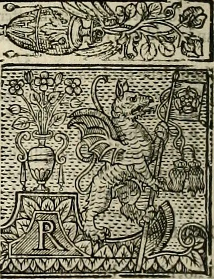 An illustration from The faerie qveen : The shepheards calendar : together with the other works of England's arch-poët, 1611, leaf 103