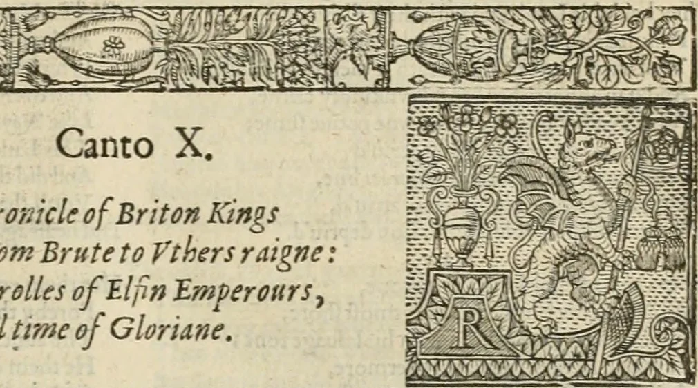 An illustration from The faerie qveen : The shepheards calendar : together with the other works of England's arch-poët, 1611, leaf 120