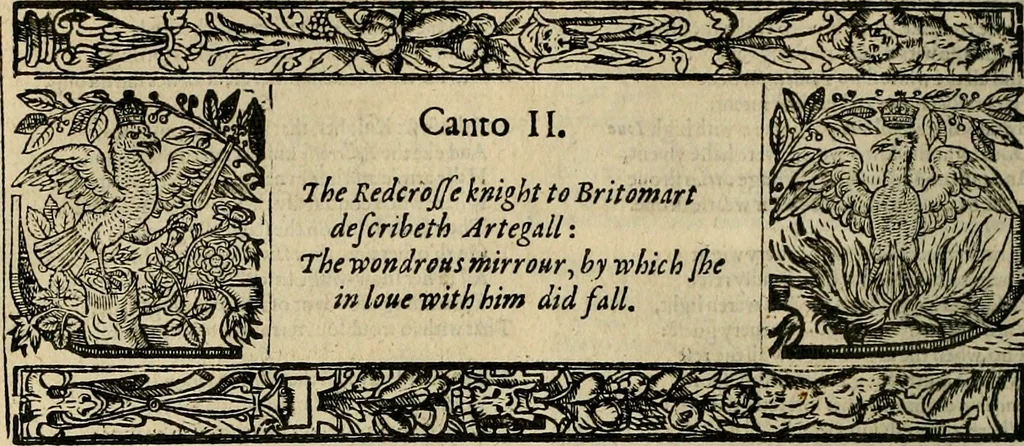 An illustration from The faerie qveen : The shepheards calendar : together with the other works of England's arch-poët, 1611, leaf 147