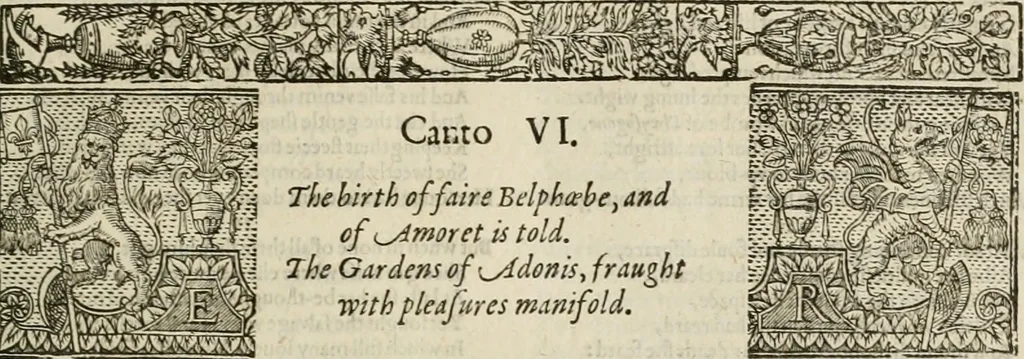 An illustration from The faerie qveen : The shepheards calendar : together with the other works of England's arch-poët, 1611, leaf 168