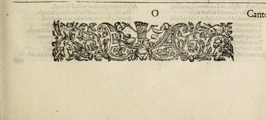 An illustration from The faerie qveen : The shepheards calendar : together with the other works of England's arch-poët, 1611, leaf 172