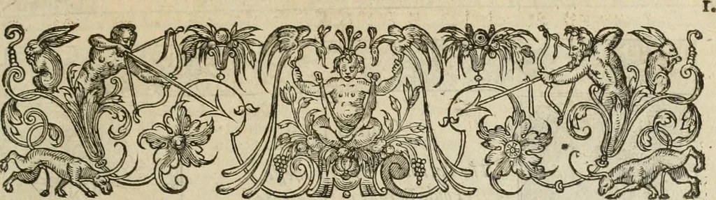An illustration from The faerie qveen : The shepheards calendar : together with the other works of England's arch-poët, 1611, leaf 18