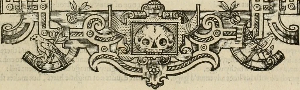 An illustration from The faerie qveen : The shepheards calendar : together with the other works of England's arch-poët, 1611, leaf 216