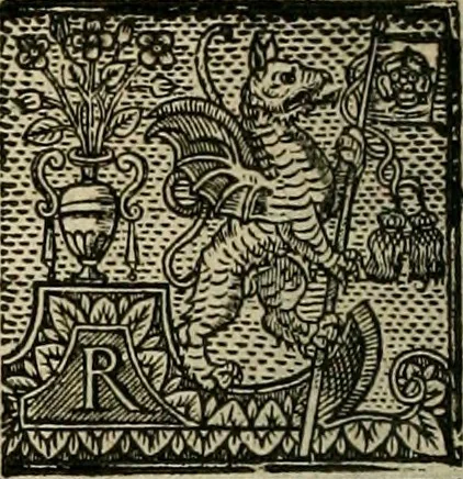 An illustration from The faerie qveen : The shepheards calendar : together with the other works of England's arch-poët, 1611, leaf 217