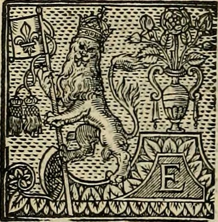 An illustration from The faerie qveen : The shepheards calendar : together with the other works of England's arch-poët, 1611, leaf 239