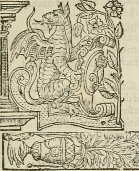 An illustration from The faerie qveen : The shepheards calendar : together with the other works of England's arch-poët, 1611, leaf 24