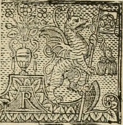 An illustration from The faerie qveen : The shepheards calendar : together with the other works of England's arch-poët, 1611, leaf 254