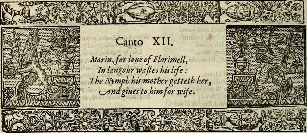 An illustration from The faerie qveen : The shepheards calendar : together with the other works of England's arch-poët, 1611, leaf 259