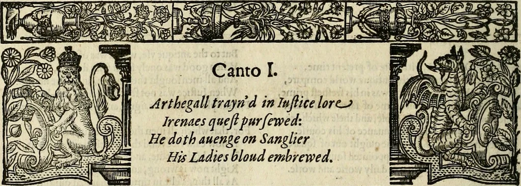 An illustration from The faerie qveen : The shepheards calendar : together with the other works of England's arch-poët, 1611, leaf 265