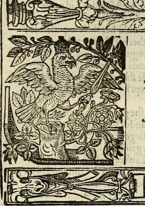 An illustration from The faerie qveen : The shepheards calendar : together with the other works of England's arch-poët, 1611, leaf 287