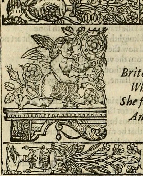 An illustration from The faerie qveen : The shepheards calendar : together with the other works of England's arch-poët, 1611, leaf 291