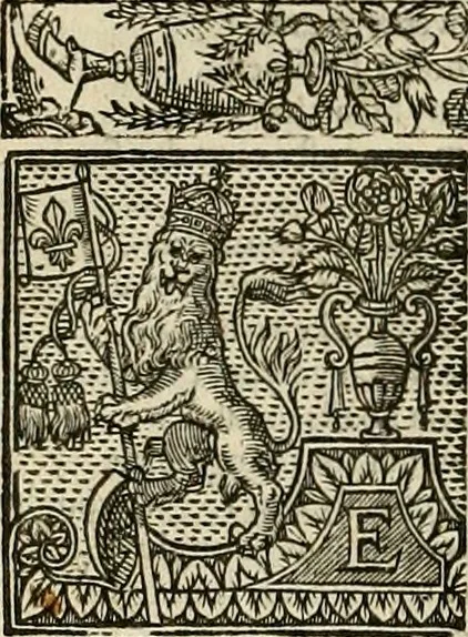 An illustration from The faerie qveen : The shepheards calendar : together with the other works of England's arch-poët, 1611, leaf 295