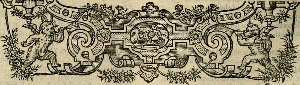 An illustration from The faerie qveen : The shepheards calendar : together with the other works of England's arch-poët, 1611, leaf 299