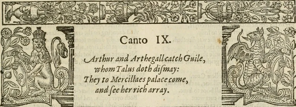 An illustration from The faerie qveen : The shepheards calendar : together with the other works of England's arch-poët, 1611, leaf 300