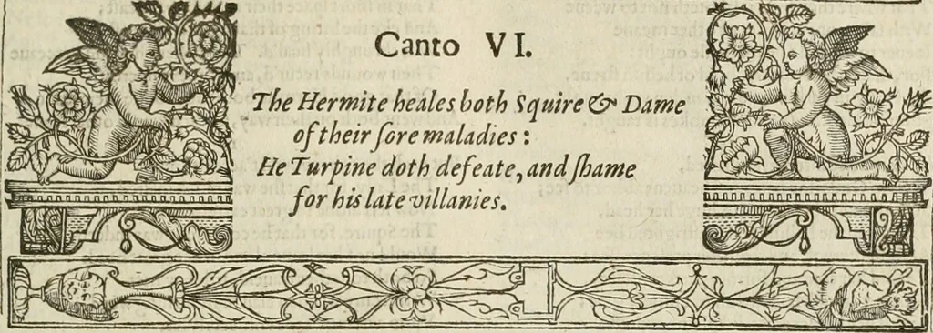 An illustration from The faerie qveen : The shepheards calendar : together with the other works of England's arch-poët, 1611, leaf 340