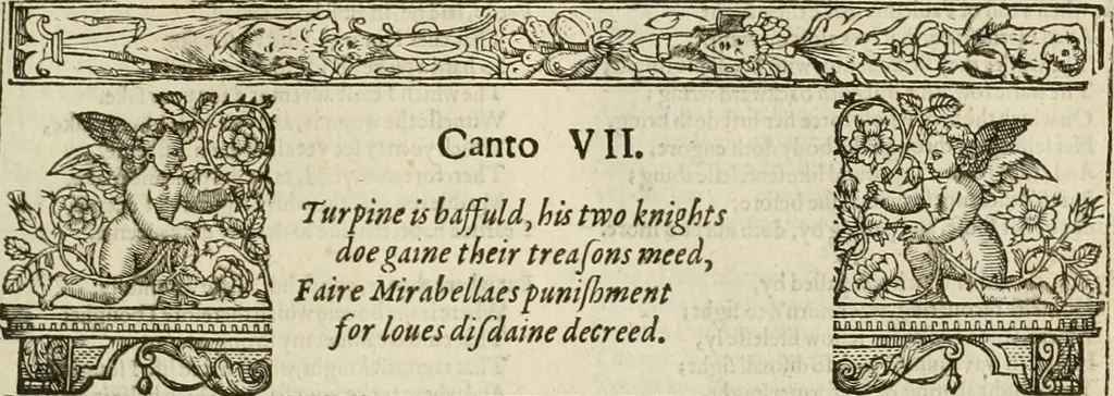 An illustration from The faerie qveen : The shepheards calendar : together with the other works of England's arch-poët, 1611, leaf 344