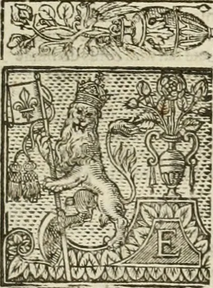 An illustration from The faerie qveen : The shepheards calendar : together with the other works of England's arch-poët, 1611, leaf 348
