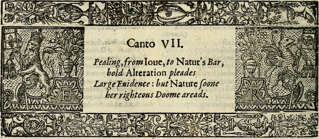 An illustration from The faerie qveen : The shepheards calendar : together with the other works of England's arch-poët, 1611, leaf 375