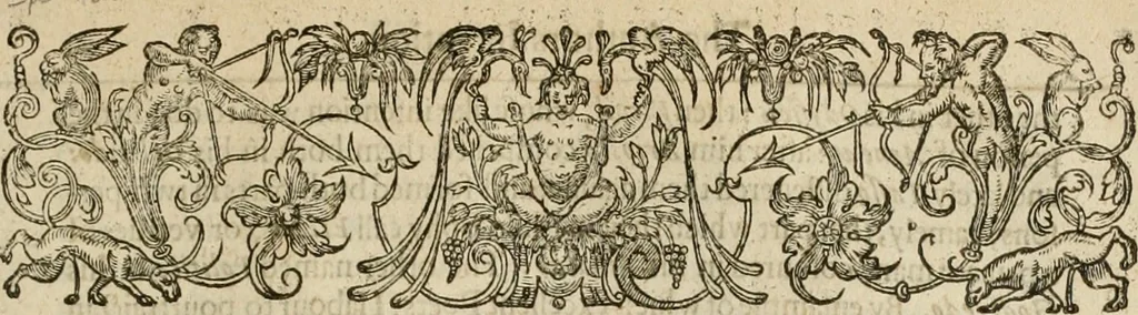 An illustration from The faerie qveen : The shepheards calendar : together with the other works of England's arch-poët, 1611, leaf 382