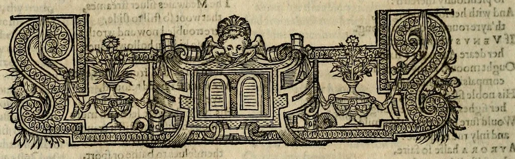 An illustration from The faerie qveen : The shepheards calendar : together with the other works of England's arch-poët, 1611, leaf 475