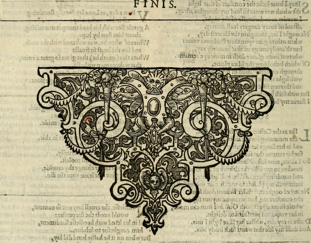 An illustration from The faerie qveen : The shepheards calendar : together with the other works of England's arch-poët, 1611, leaf 501