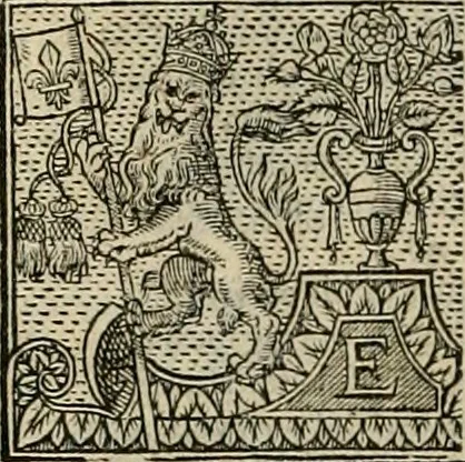 An illustration from The faerie qveen : The shepheards calendar : together with the other works of England's arch-poët, 1611, leaf 51