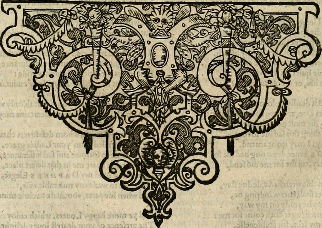 An illustration from The faerie qveen : The shepheards calendar : together with the other works of England's arch-poët, 1611, leaf 533