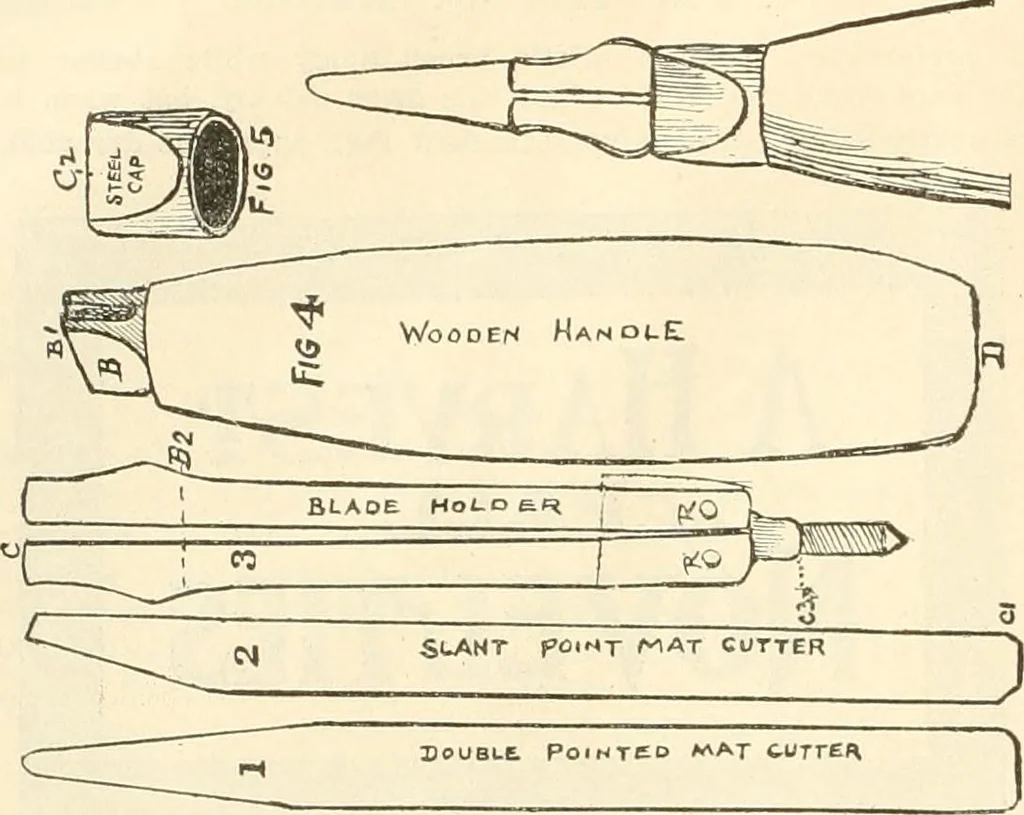 An illustration from Fairchild's rapid letterer and show-card maker, commercial alphabet construction with brush or pen, 1910, leaf 11
