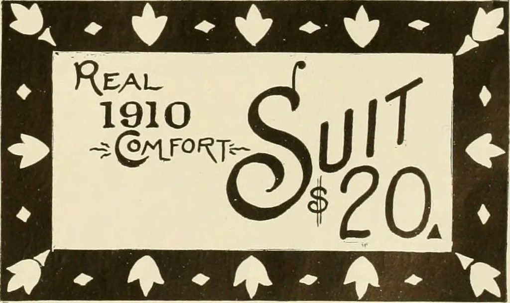 An illustration from Fairchild's rapid letterer and show-card maker, commercial alphabet construction with brush or pen, 1910, leaf 24