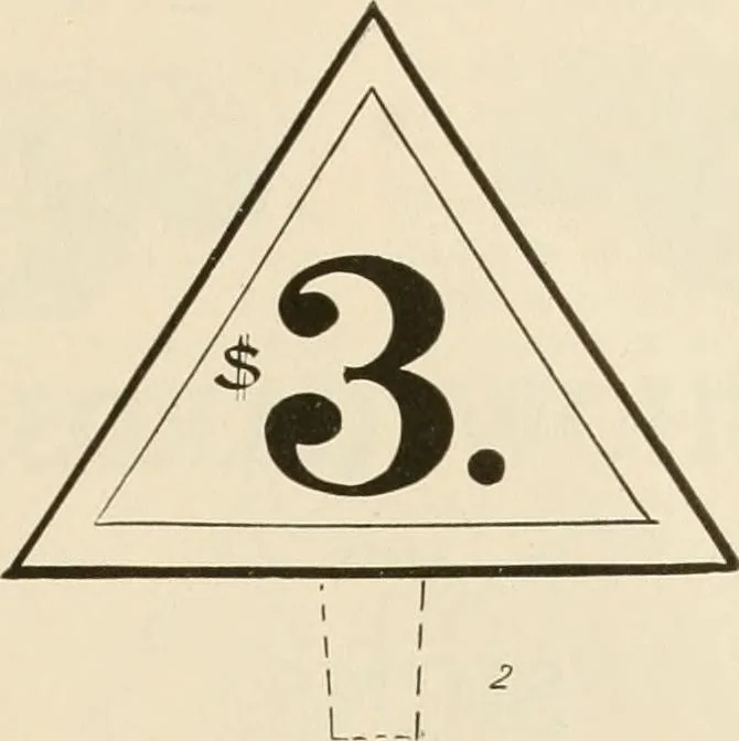 An illustration from Fairchild's rapid letterer and show-card maker, commercial alphabet construction with brush or pen, 1910, leaf 44