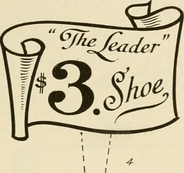 An illustration from Fairchild's rapid letterer and show-card maker, commercial alphabet construction with brush or pen, 1910, leaf 44