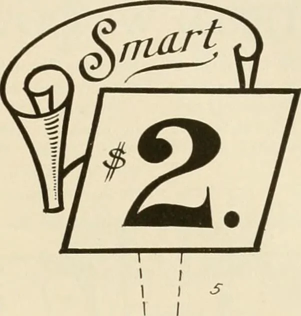 An illustration from Fairchild's rapid letterer and show-card maker, commercial alphabet construction with brush or pen, 1910, leaf 44