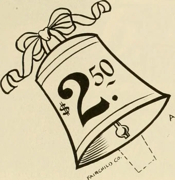 An illustration from Fairchild's rapid letterer and show-card maker, commercial alphabet construction with brush or pen, 1910, leaf 46