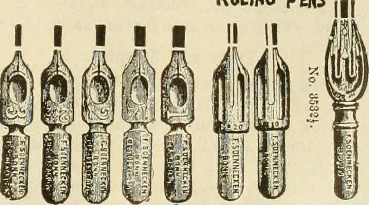 An illustration from Fairchild's rapid letterer and show-card maker, commercial alphabet construction with brush or pen, 1910, leaf 64