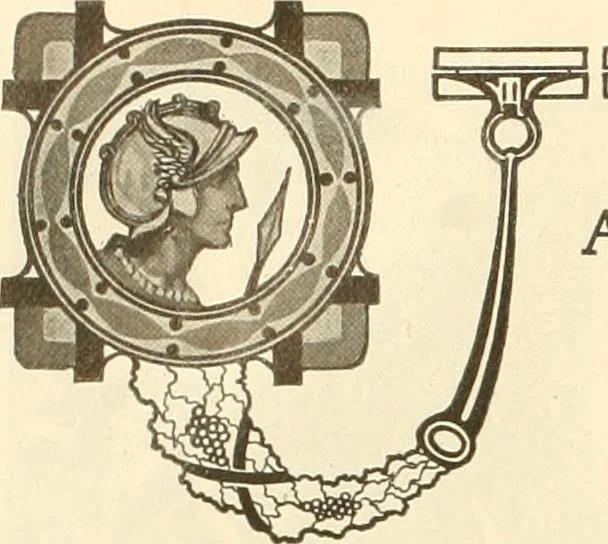 An illustration from Fairchild's rapid letterer and show-card maker, commercial alphabet construction with brush or pen, 1910, leaf 75